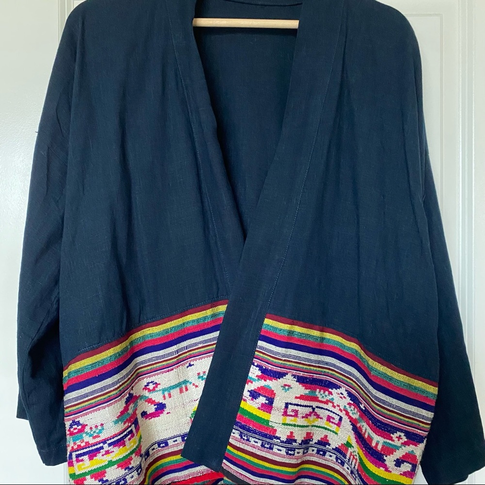 Thai Tribal Hmong Artisan Jacket Embroidered